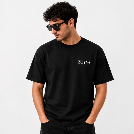 Zoyva Signature Black Tee