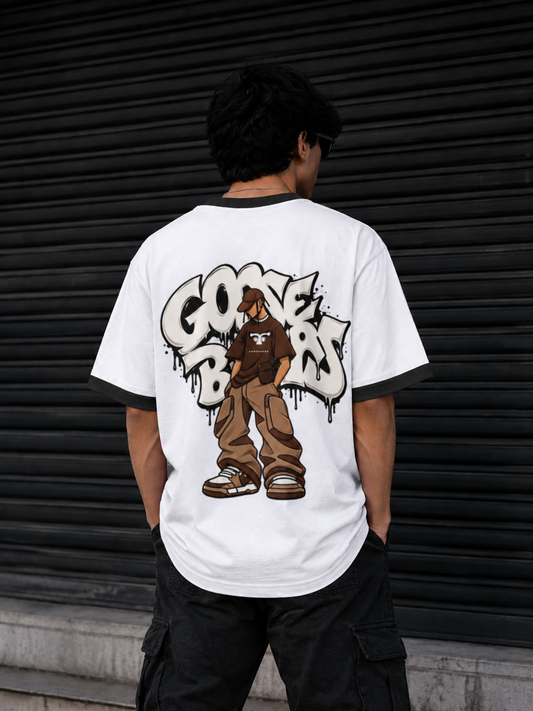 Men's Black Goosebumps Graphic Printed T-shirt