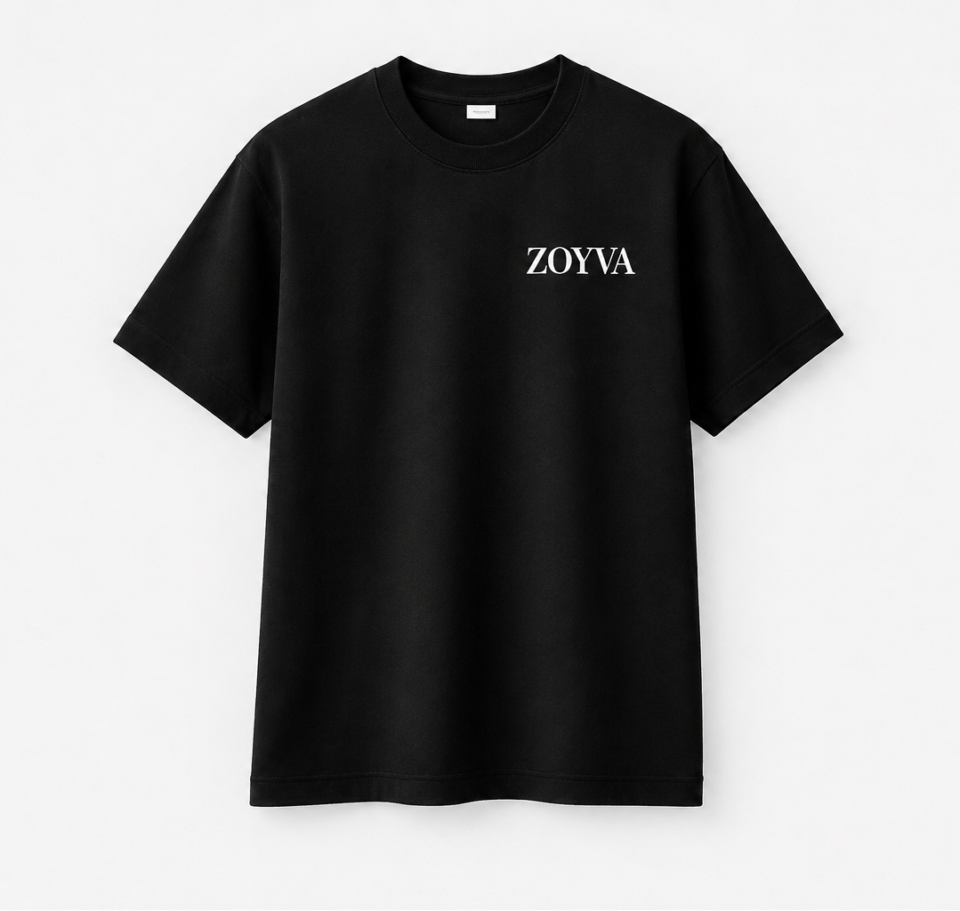 Zoyva Signature Black Tee