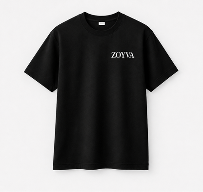 Zoyva Signature Black Tee