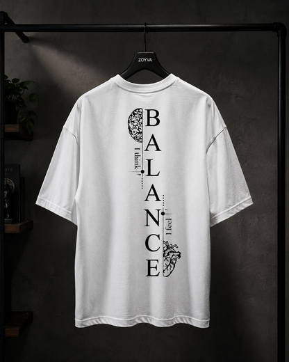 BALANCE — Graphic Oversized T-Shirt
