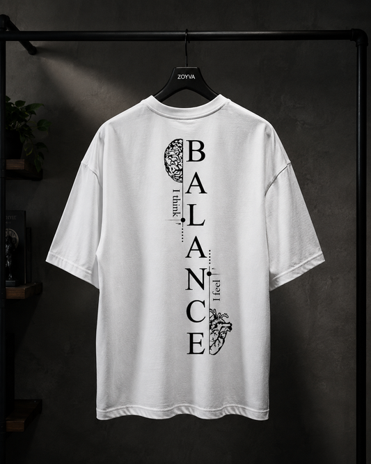 BALANCE — Graphic Oversized T-Shirt