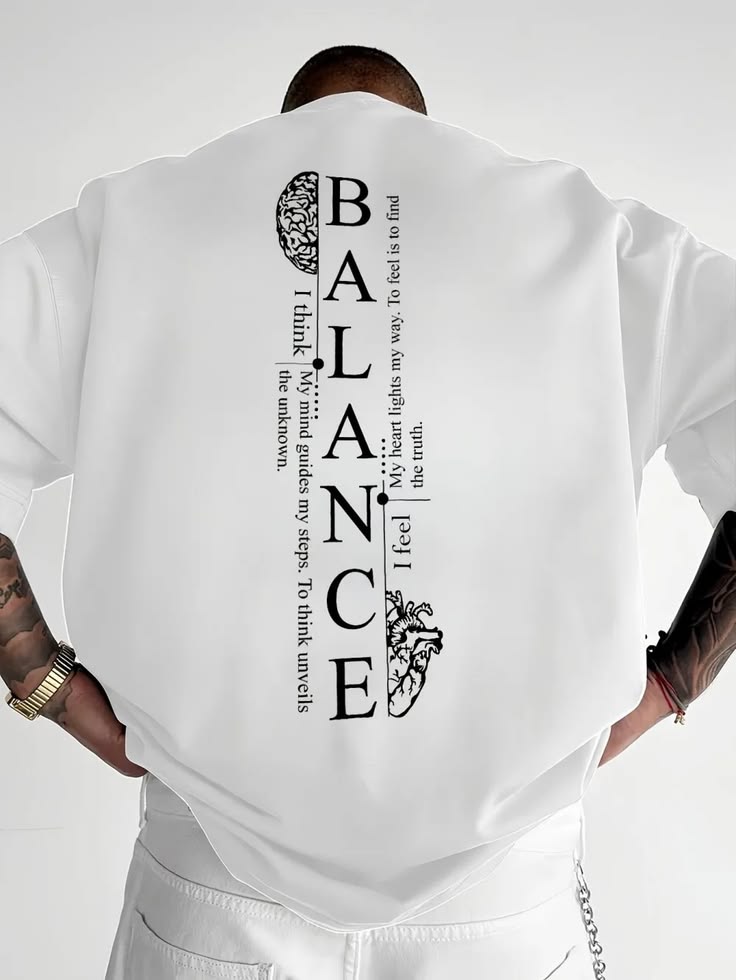 BALANCE — Graphic Oversized T-Shirt