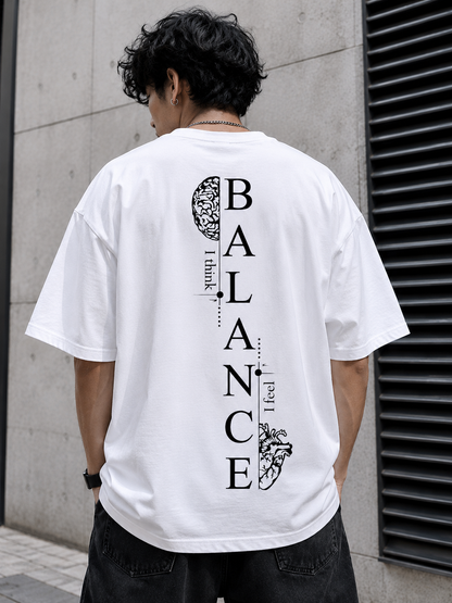 BALANCE — Graphic Oversized T-Shirt